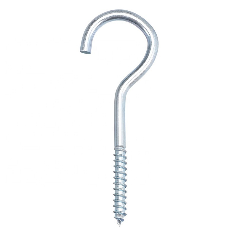 Factory Customized Carbon steel, stainless steel galvanized nickel plated high quality Screwed Ceiling Hook for wall