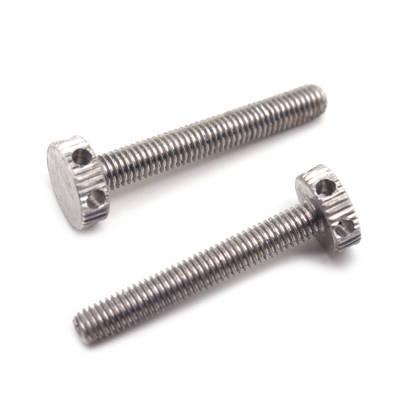 304 Stainless Steel Head Mechanical Screws Bolt with Hole in Head Wire Hole Bolts with Cotter Pin Hole