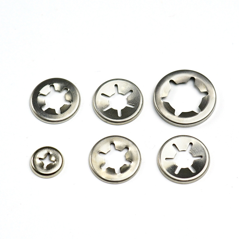 Best Price Custom Internal Teeth Fixing Washer Stainless Spring Steel Starlock Stamping Washer Push on Star Locking Washer