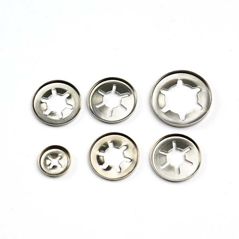 Best Price Custom Internal Teeth Fixing Washer Stainless Spring Steel Starlock Stamping Washer Push on Star Locking Washer