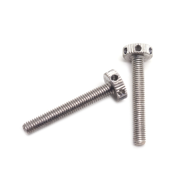 304 Stainless Steel Head Mechanical Screws Bolt with Hole in Head Wire Hole Bolts with Cotter Pin Hole