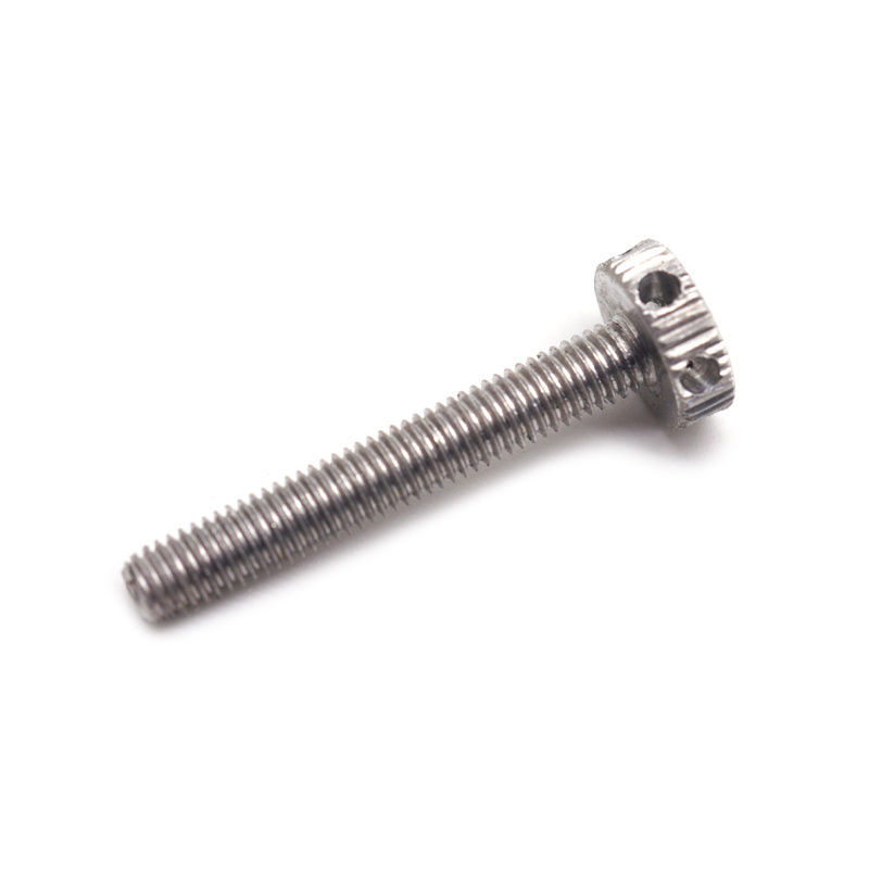 304 Stainless Steel Head Mechanical Screws Bolt with Hole in Head Wire Hole Bolts with Cotter Pin Hole