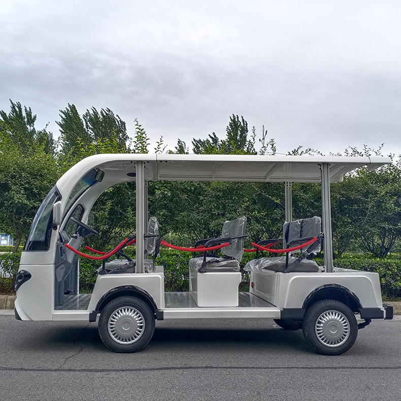 Mini Bus Company 11 Passenger EV Sightseeing Car Utility Vehicles Small Electric Shuttle Bus for Sale