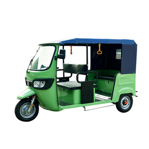 New 2024 design can be retrofitted with solar panels, eco-friendly and low-carbon TukTuk Car Open Electric Tricycle