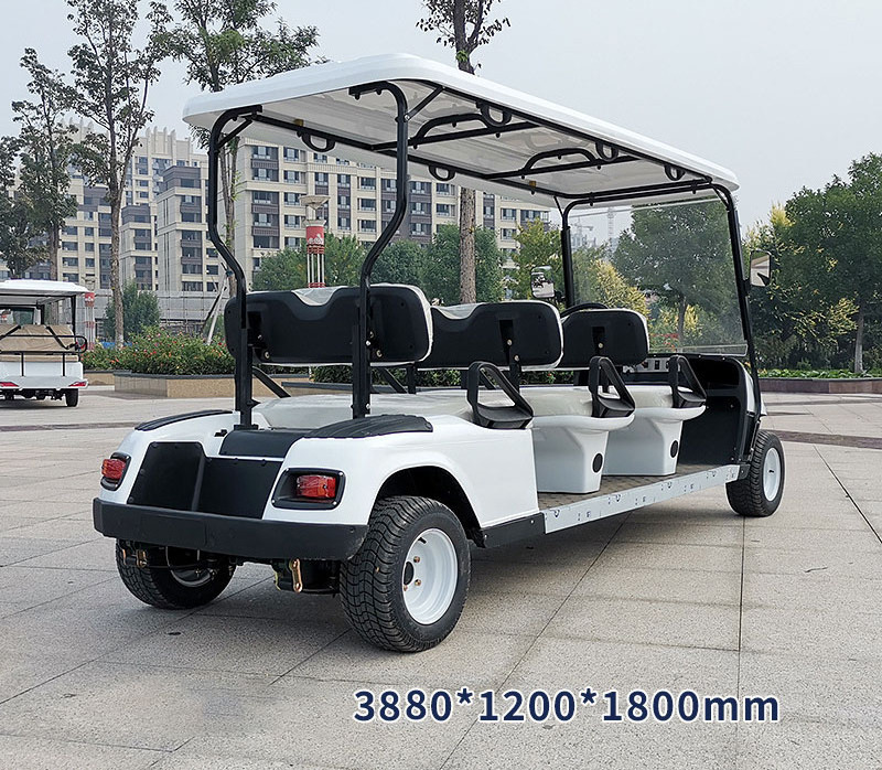 Manufacturer Chinese Factory Cheap Airport Lawn Electric Club Car Off Road 6 Seater Golf Cart