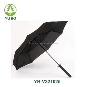 Yubo High Quality Strong Windproof Custom Logo Samurai Sword Umbrella