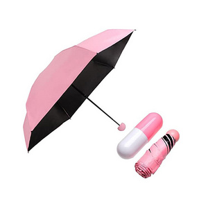 Small Mini Light Compact Lightweight Portable Sun and Rain Umbrella