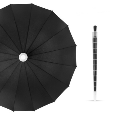 Yubo Fantastic Anti Drip Telescopic Rain Plastic Sleeve Cover Umbrella with Plastic Cover Straight Umbrella