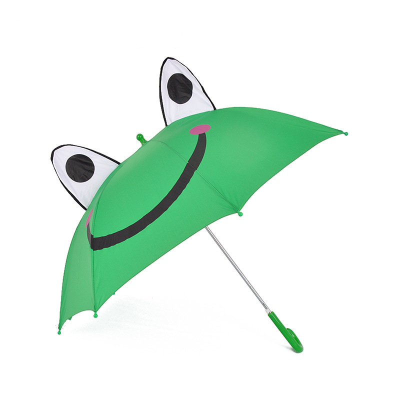 Yubo 19 inch Popular sale children's creative 3d cartoon diy characters long handle security umbrella kids umbrella