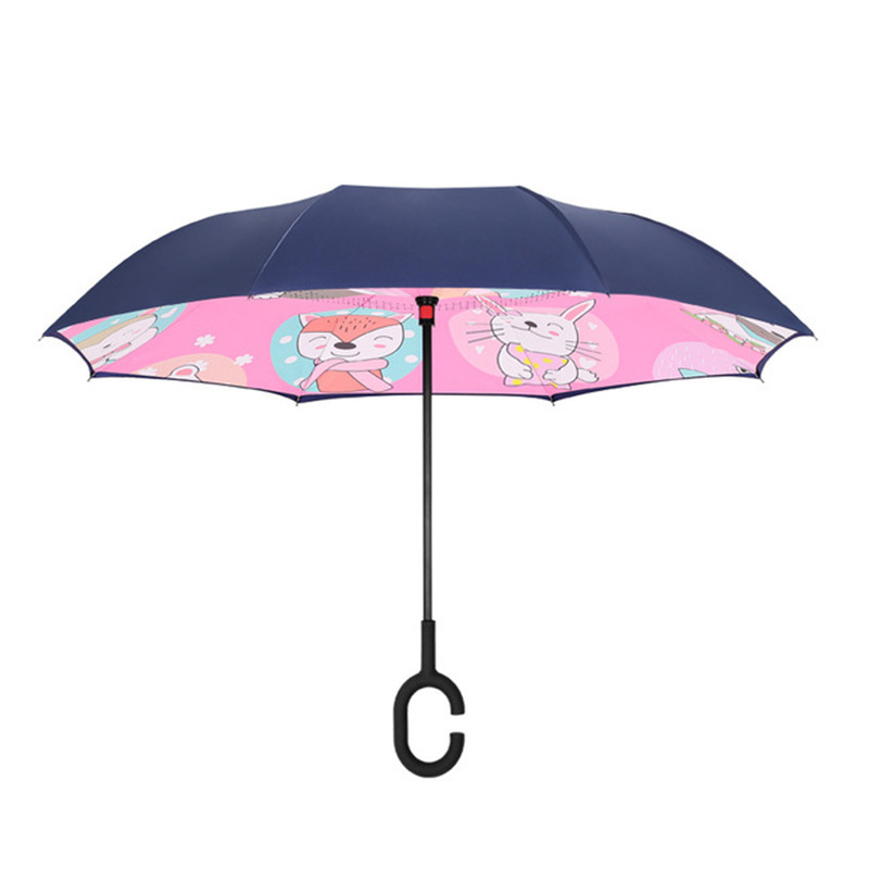 Yubo 19 Inch Good Quality Cartoon Character Children Umbrella for Little Boy OEM Custom Print Accept Kids Inverted Umbrella