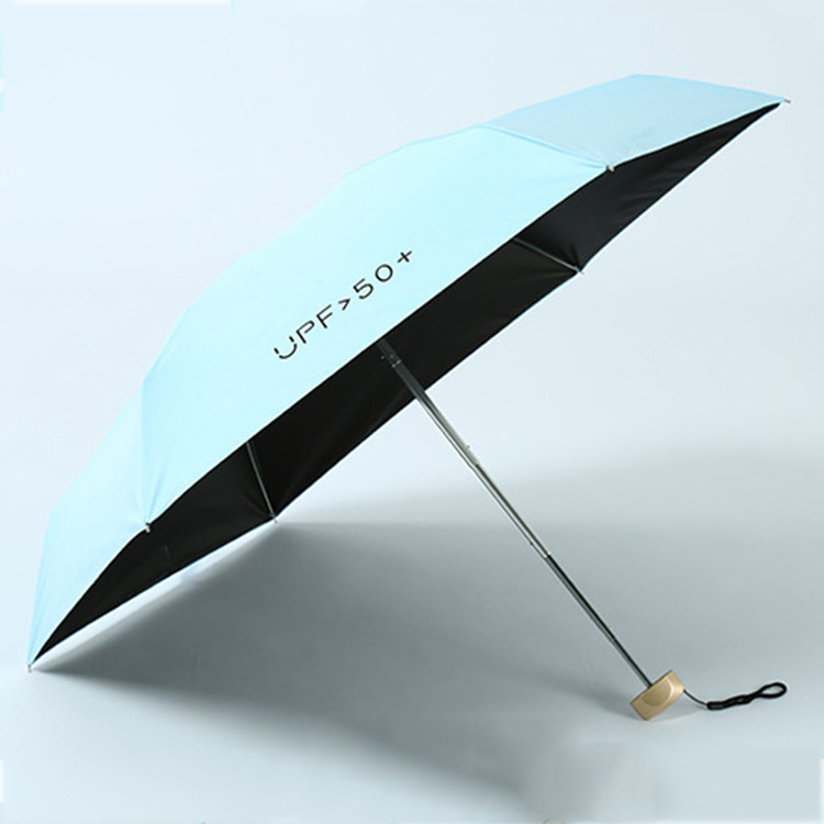 Yubo Manual Open Umbrella UV Protection Mini Umbrella Custom 5 Folding Umbrella