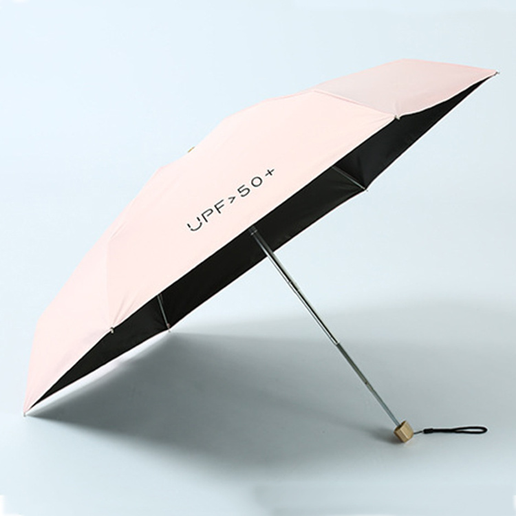 Yubo Manual Open Umbrella UV Protection Mini Umbrella Custom 5 Folding Umbrella