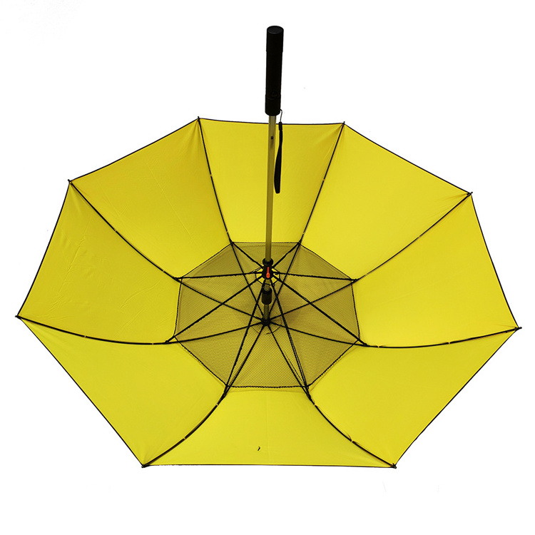 YUBO 2024 Newest Design USB Charge Fan Umbrella with Power Bank Handle