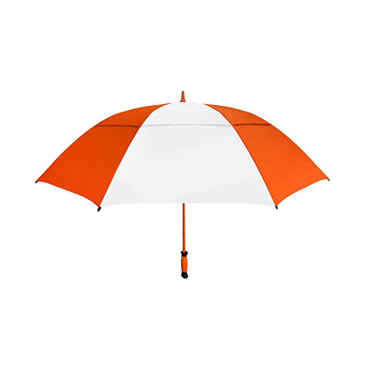 27 inch Automatic Open Large Double Vented Canopy Waterproof Lightweight Portable Golf Umbrella