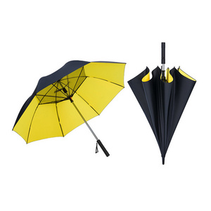 Rain Special Double Canopy USB Anti-Uv Waterproof Solar Fan Umbrella