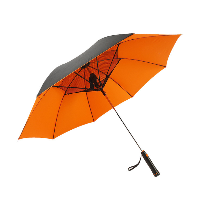 Outdoor Multifunctional  UV Protective Golf Umbrella With Fan