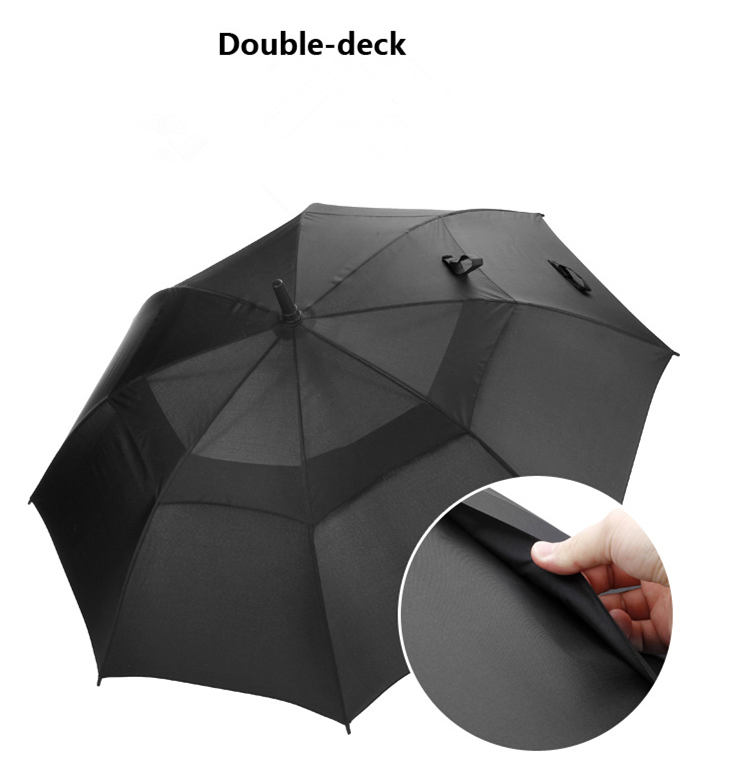 YB Double Layer Extra Large Oversized Golf outdoor umbrella Heavy Duty Big Long Auto Open Windproof Stick Rain umbrella