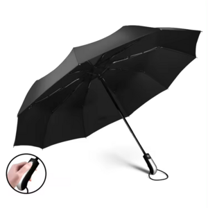 YB Automatic Anti-UV Sun Umbrella Windproof Folding Pongee Material for Women Children Best Portable Rain Umbrellas