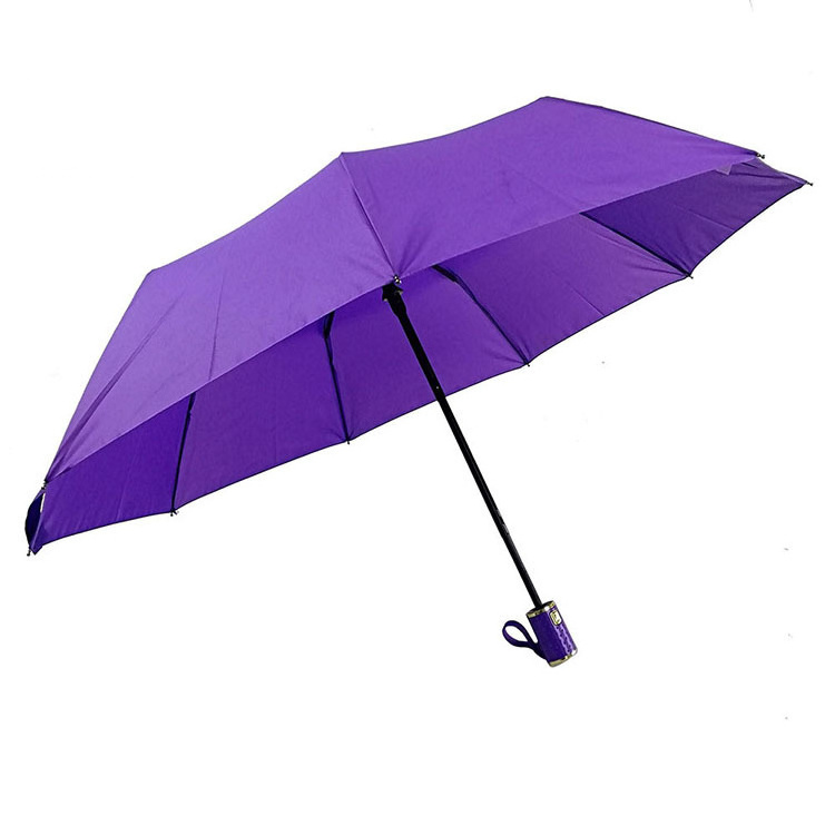 Yubo 23 inch 3 Fold Auto Open Folding Eco Environment Friendly Renewable Recycled Plastic Rpet Umbrella