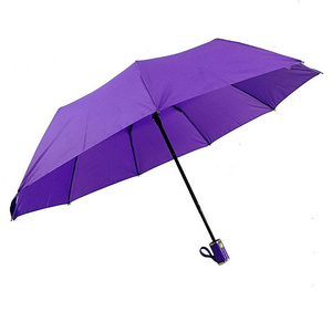 Yubo 23 inch 3 Fold Auto Open Folding Eco Environment Friendly Renewable Recycled Plastic Rpet Umbrella