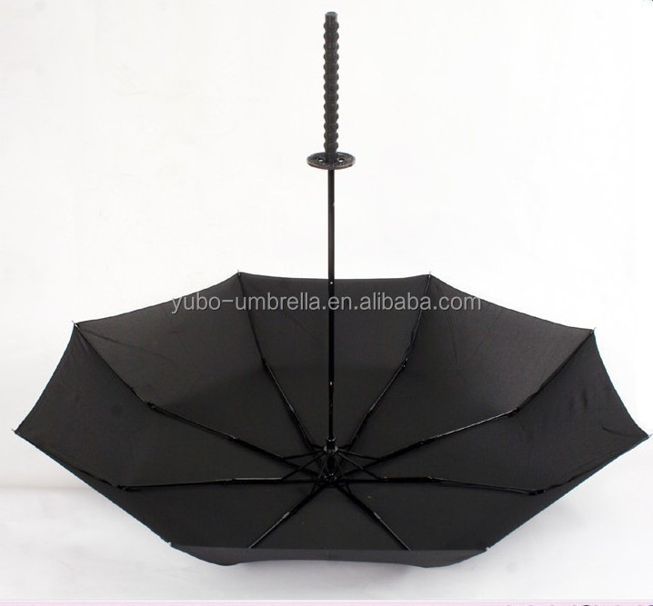 Yubo High Quality Strong Windproof Custom Logo Samurai Sword Umbrella