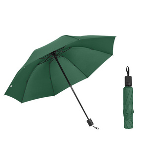 Yubo 21 inch custom logo printing manual open cheap promotional 3 fold umbrella for Christmas gifts