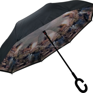 YUBO Factory Promotions New Invention Auto Opens Kazbrella Umbrella Inverted