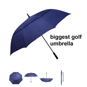 Yubo 34 inch pongee material biggest golf umbrella suitable 4 person family use umbrella