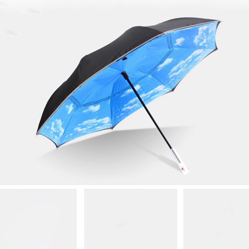 YUBO Hot Sale Customize LED Light Handle Reverse Umbrella