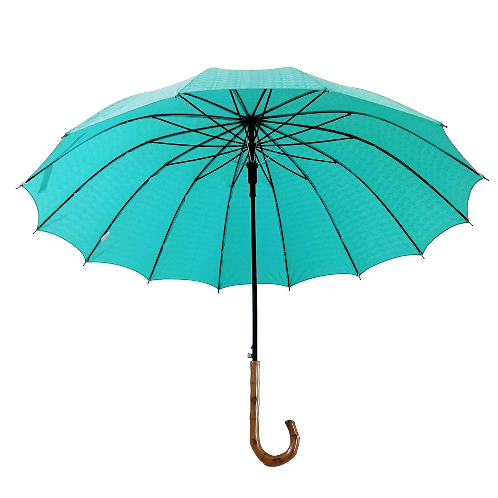 YUBO Wholesale Customization Straight Auto Umbrellas with Wooden Handle