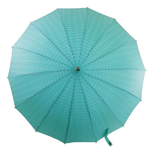 YUBO Wholesale Customization Straight Auto Umbrellas with Wooden Handle