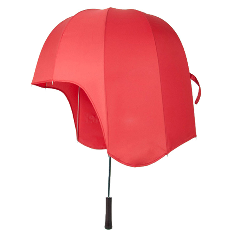 Yubo 19 inch best selling rainy season products custom logo hat shape helmet  hat umbrella