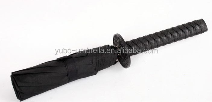 Yubo High Quality Strong Windproof Custom Logo Samurai Sword Umbrella