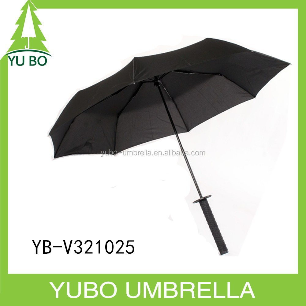 Yubo High Quality Strong Windproof Custom Logo Samurai Sword Umbrella