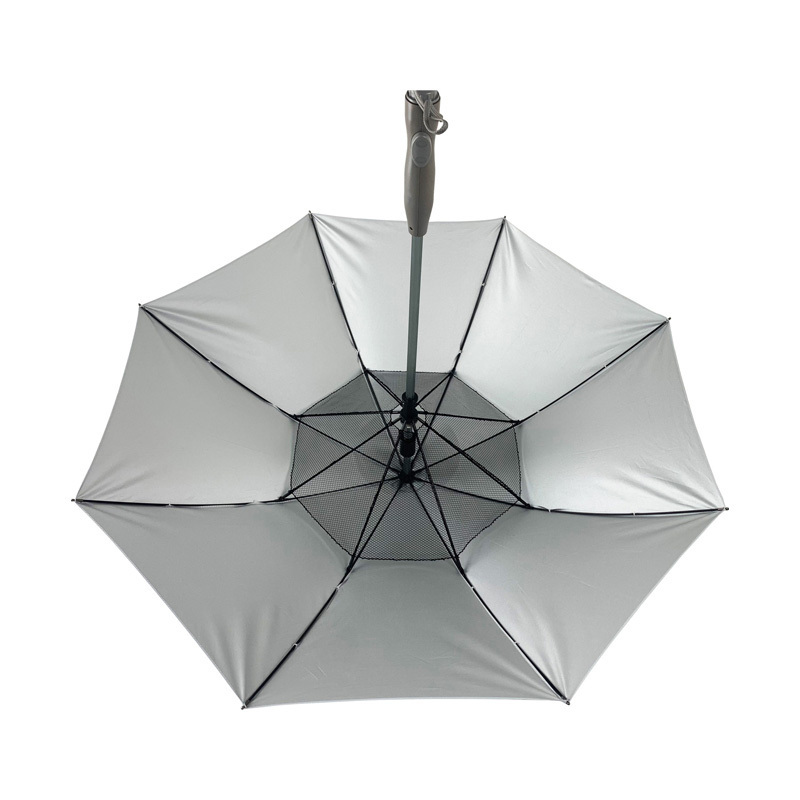 UV Protective Fan solar powered Cooling Misting Umbrella with Fan