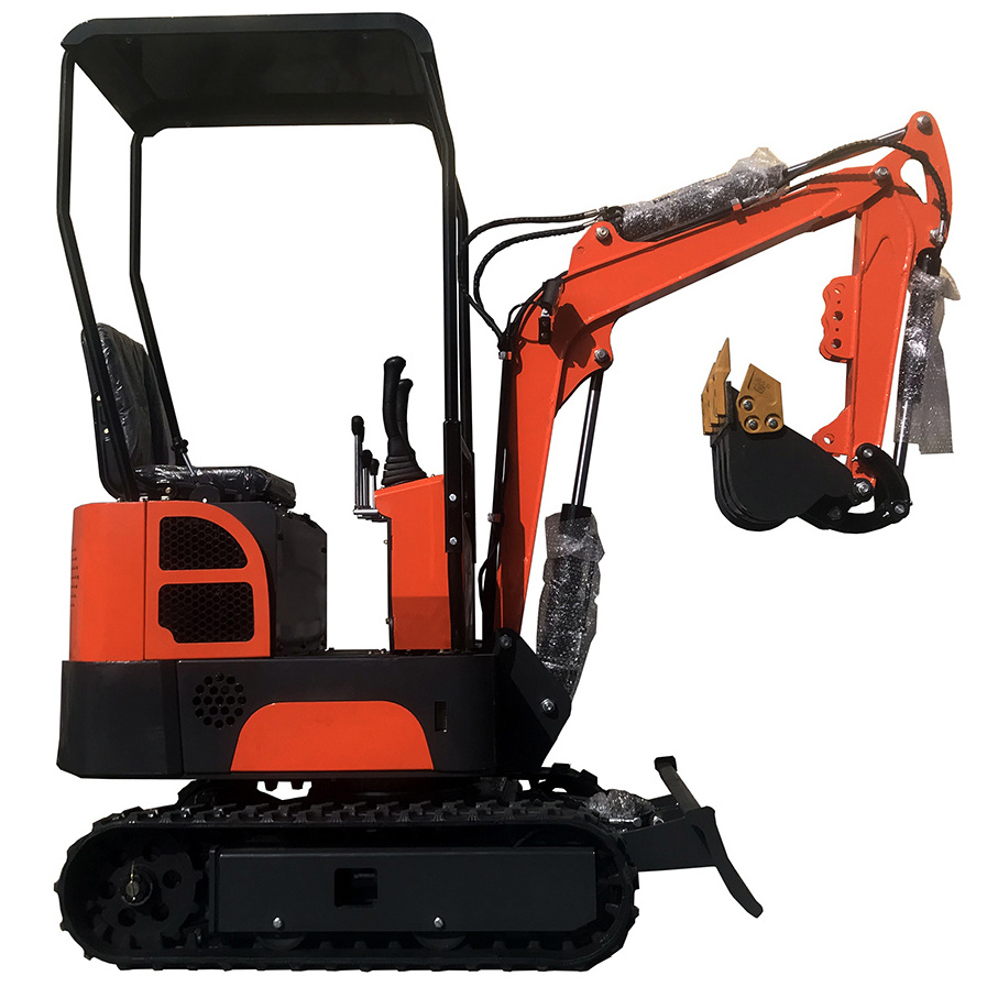 YB12A 1Ton Infront hydraulic  1ton mini excavator with Side swing boom