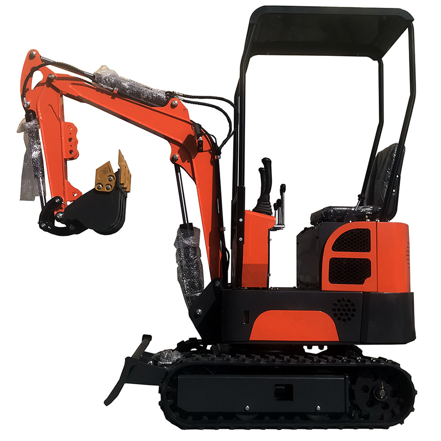 YB12A 1Ton Infront hydraulic  1ton mini excavator with Side swing boom