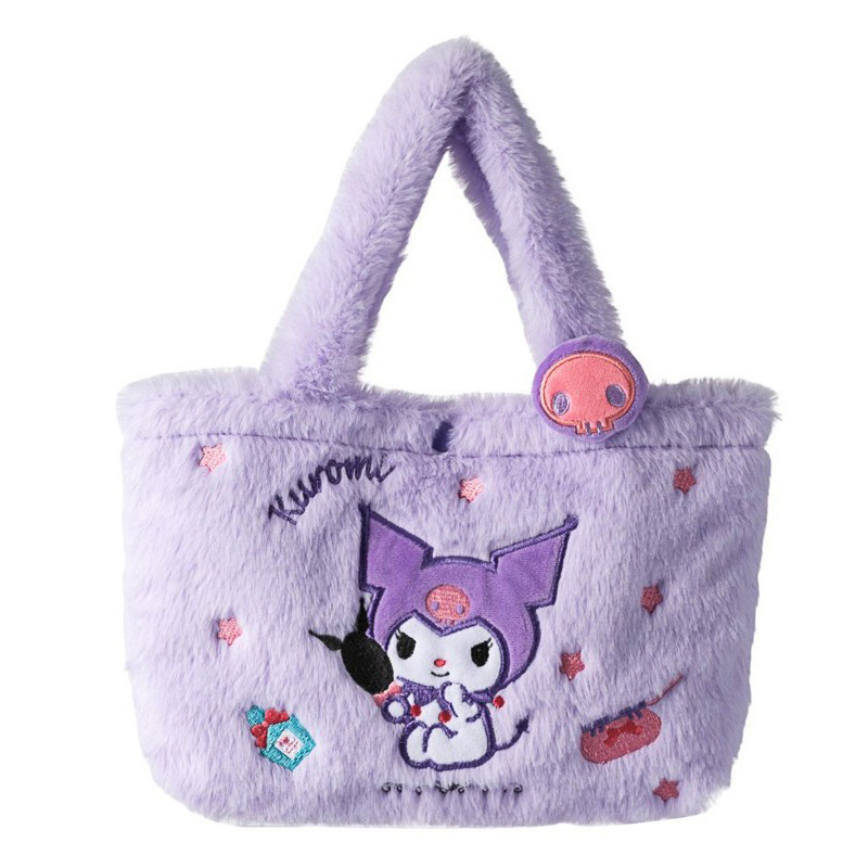 Yubon Cartoon Plush Handbag for Children and Girls Cute Kunomi Melody Anime Handbag Kids Shoulder Bag custom Wholesale of Gifts