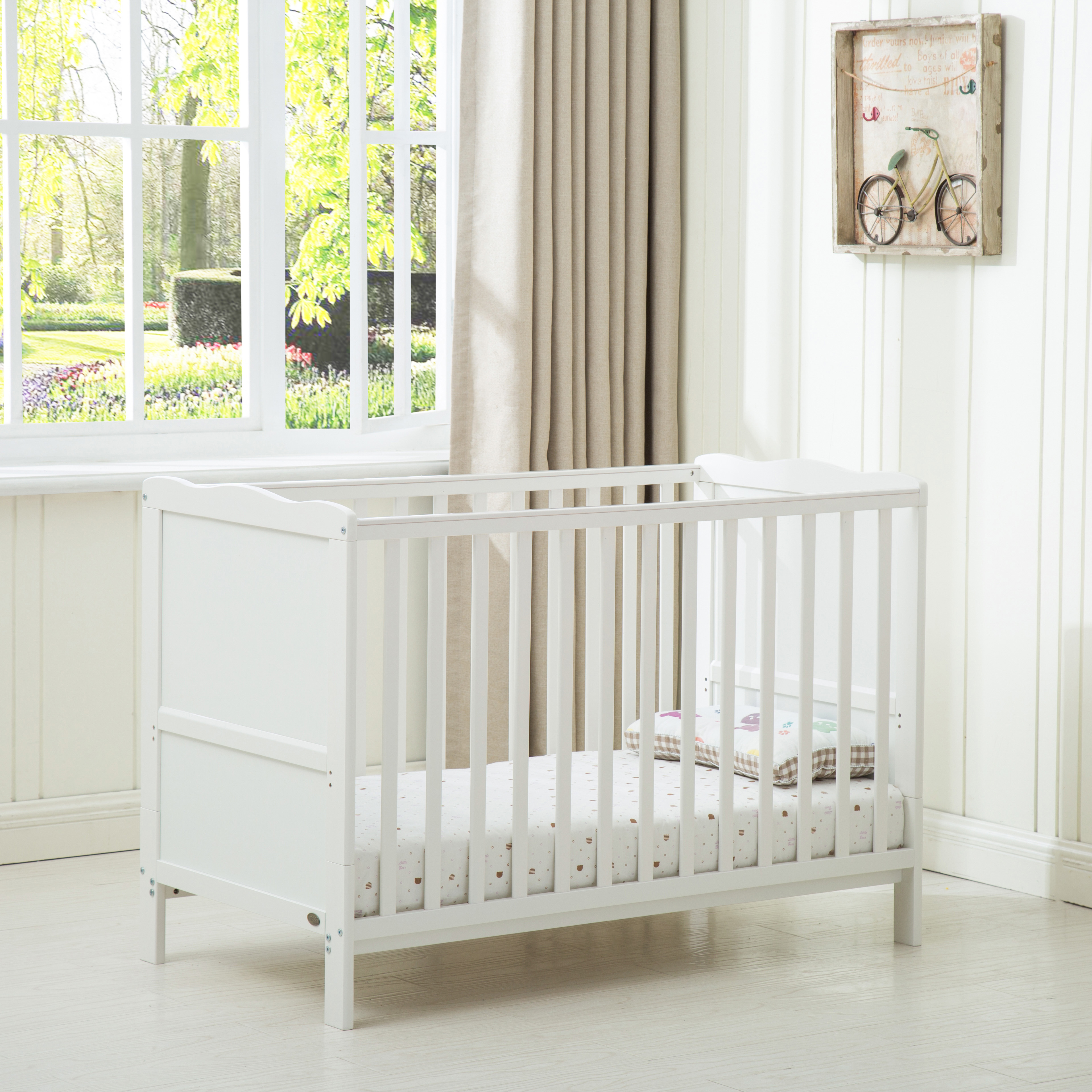 modern design kids cot wood baby bads bed sleep wooden baby sleeping bed