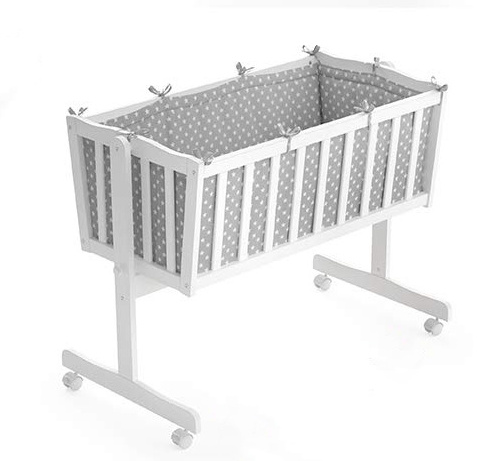 modern wooden Baby Crib cot bed automatic baby cradle swing for new born