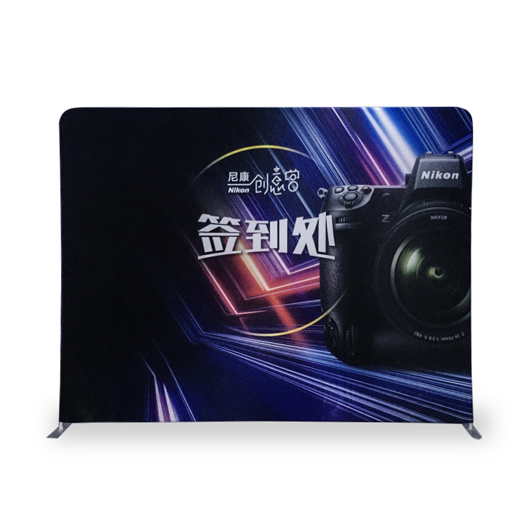 Portable Backdrop Display Wholesale Modular Trade Show Tension Fabric Trade show Promotion Advertising Exhibition Booth