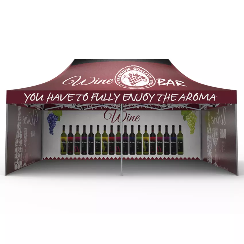 Advertising 3x6 m 10x20 ft Outdoor Design Pop Up Gazebo Canopy Custom Event Tent With Logo