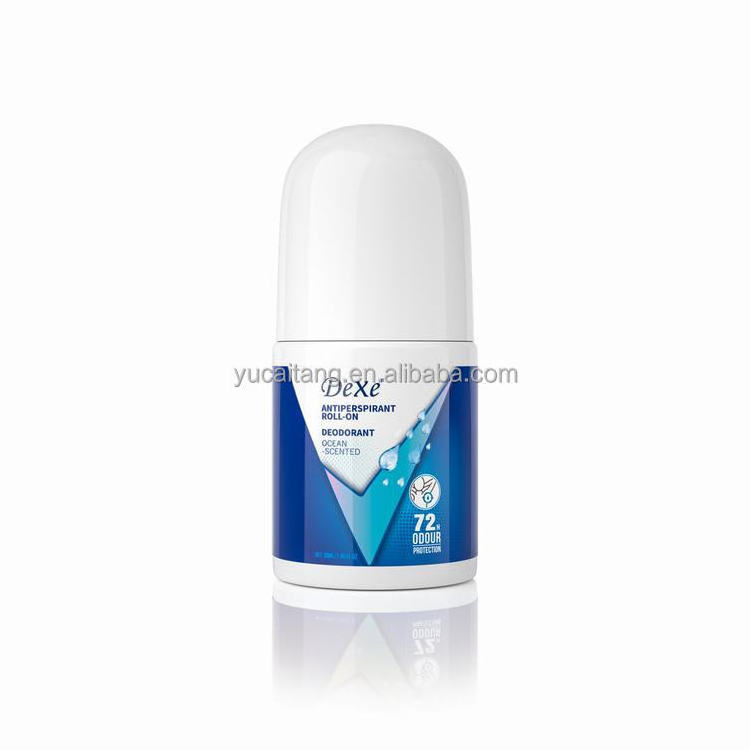 Dexe OEM ODM moisturizing refreshing fragrance roll-on antiperspirant deodorant for men and women factory private label