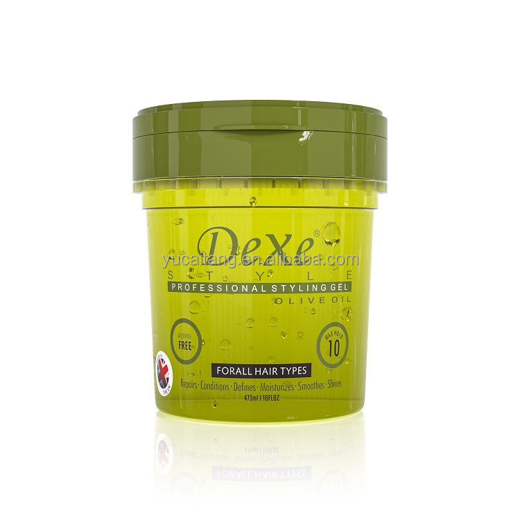 Dexe OEM Professional Gel Brand Hair Styling Long Lasting Styler Strong Hold Hair Styling Gel Paste Hair Edge Control