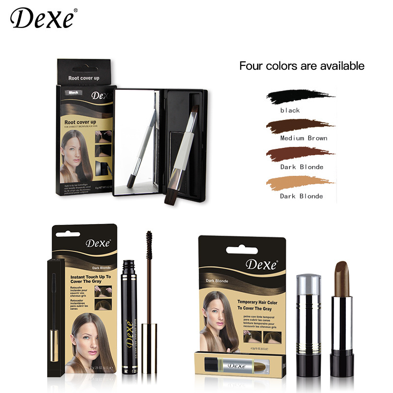 Powdery cake box Gray Hairs Root Touch up and Concealer temporary hair dye