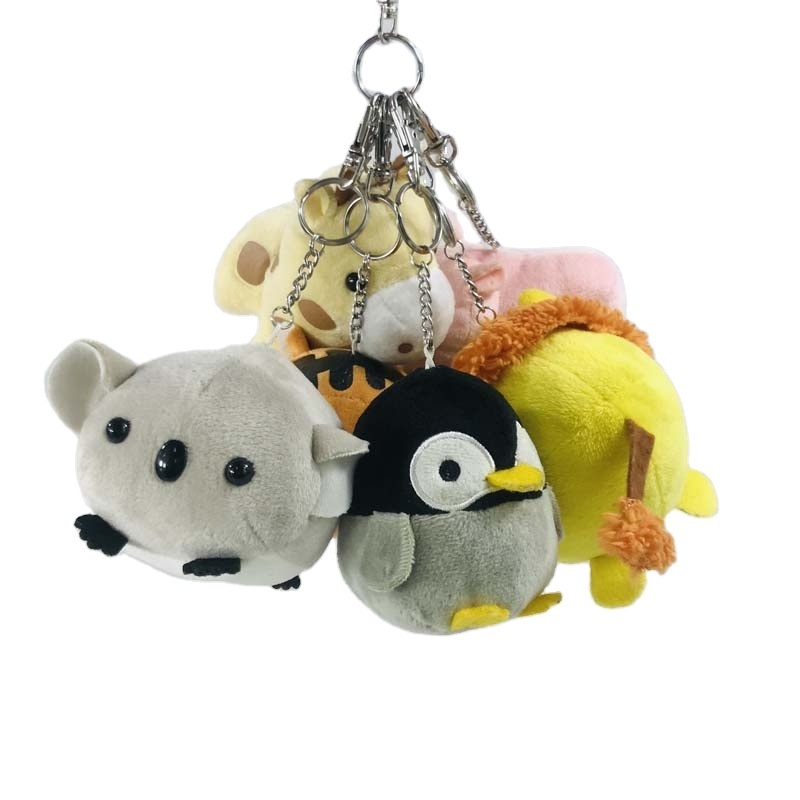 Hot Sale Stuffed Big Eyes Colorful Sea Animal Turtle Fish Dolphin Octopus Plush Keychain Toys