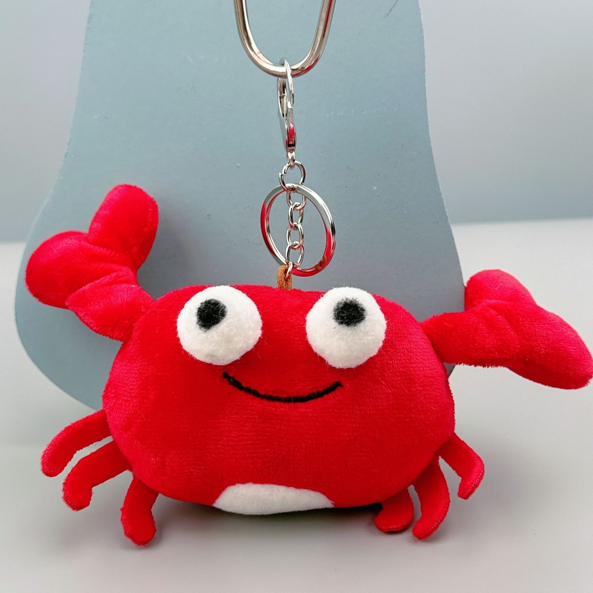 Factory Keychains Mini Crab Lobster Sea Animals Stuffed Toys Life For Kids Plush Crab