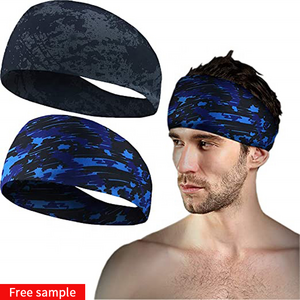 Compression Bulk Head Band Sports Softball Custom Basketball Headbands Run With Logo Plain Absorb Sweat Yoga Workout Hair Band