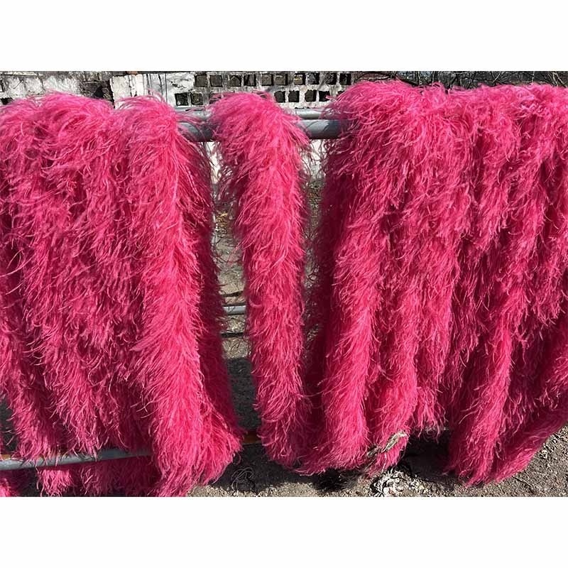 Red Feather Wholesale Ostrich Feather Boa White large Feathers Woman Lady Dress Coat Vest Skirt Bag Pants Plumas Heels