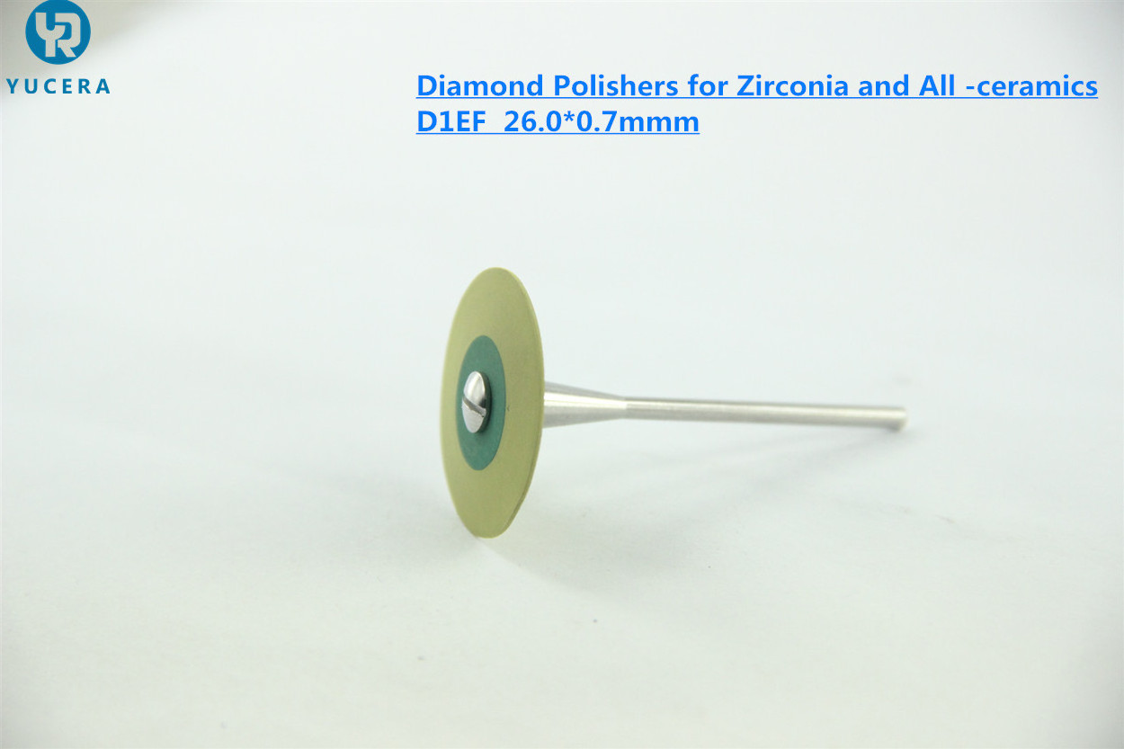 Dental Ceramic Diamond Polishing Stone Disc turbo abrasives zirconia grinders/burs  For Zirconia Economic